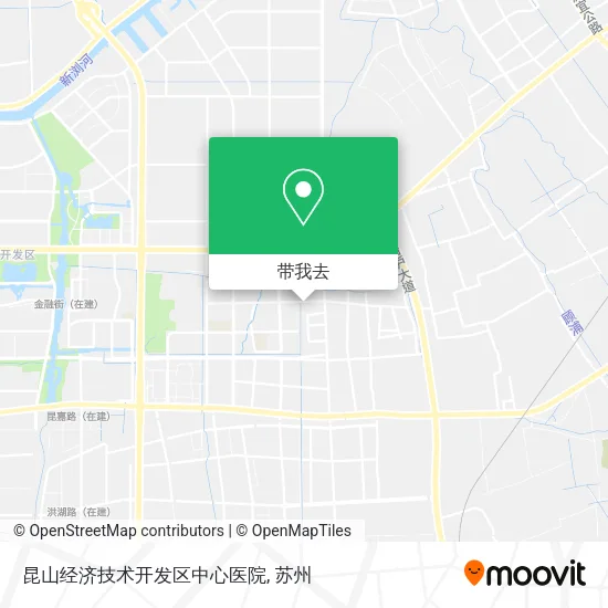 昆山经济技术开发区中心医院地图