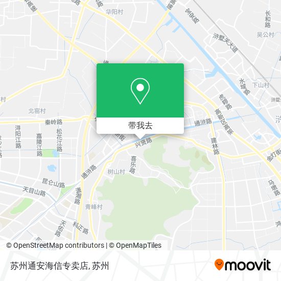 苏州通安海信专卖店地图