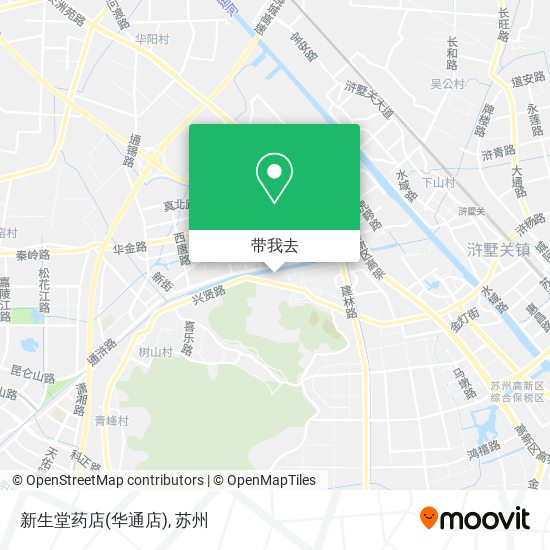 新生堂药店(华通店)地图