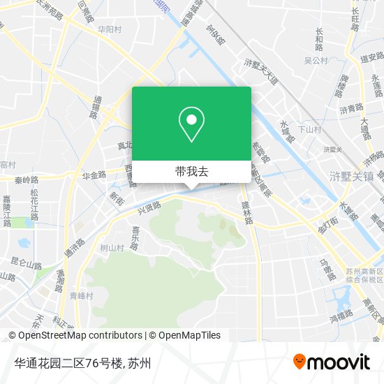 华通花园二区76号楼地图