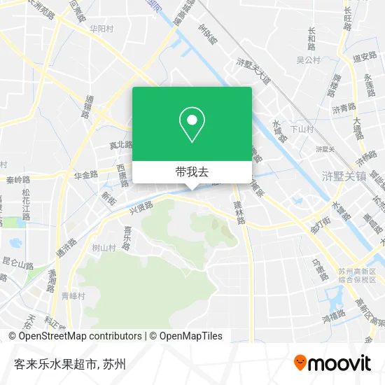 客来乐水果超市地图