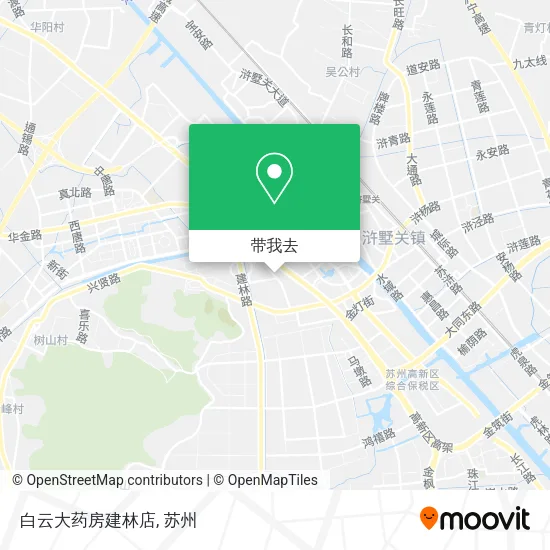白云大药房建林店地图