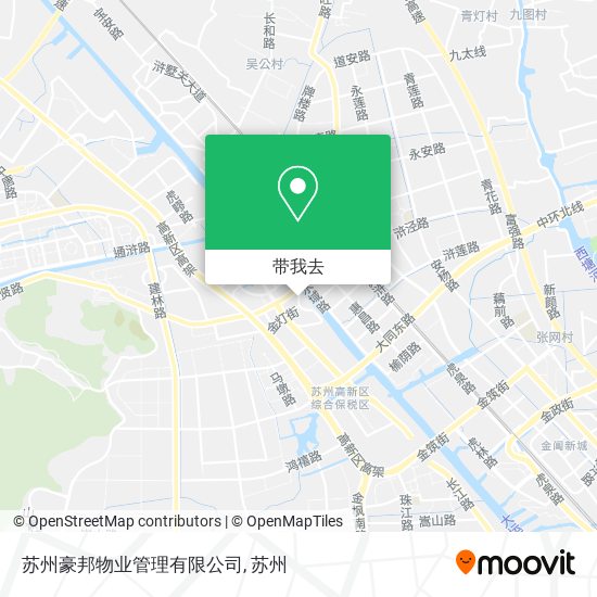 苏州豪邦物业管理有限公司地图