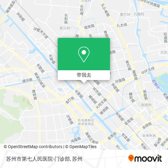 苏州市第七人民医院-门诊部地图