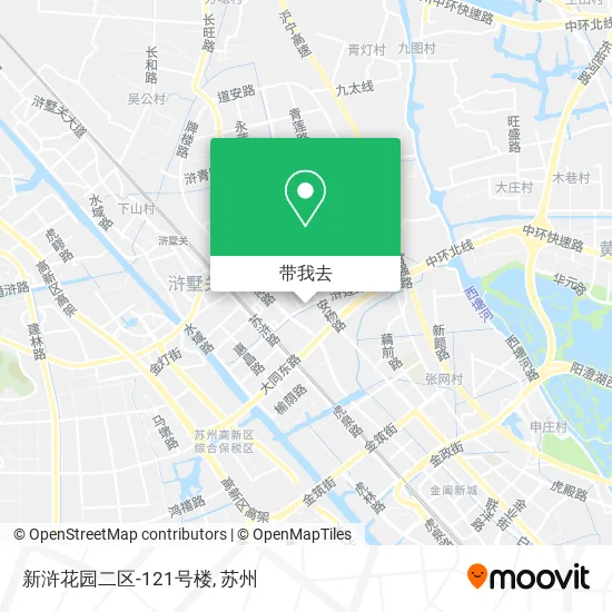 新浒花园二区-121号楼地图