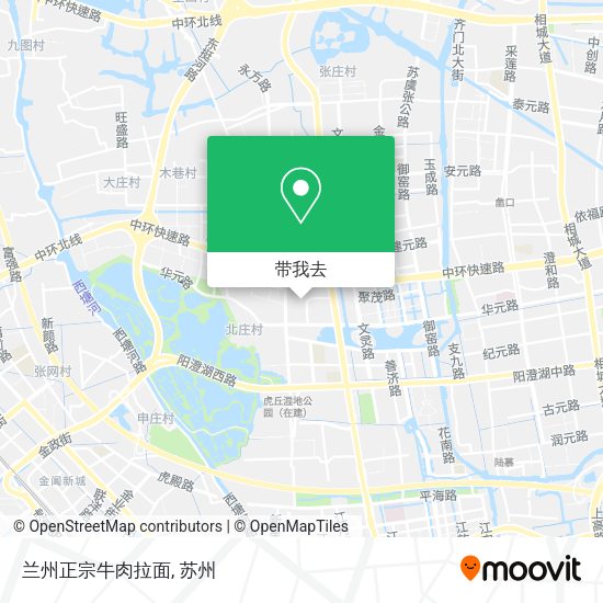 兰州正宗牛肉拉面地图