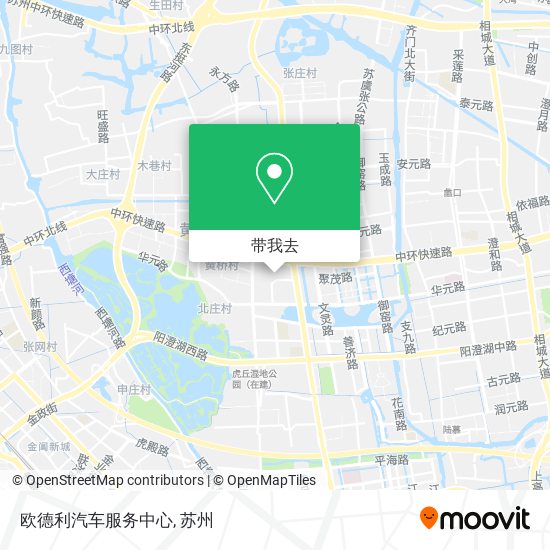 欧德利汽车服务中心地图