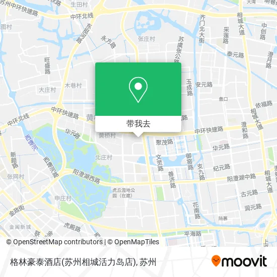 格林豪泰酒店(苏州相城活力岛店)地图