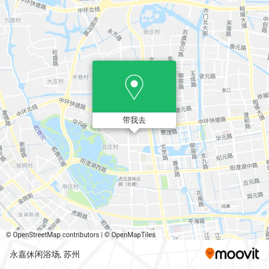 永嘉休闲浴场地图