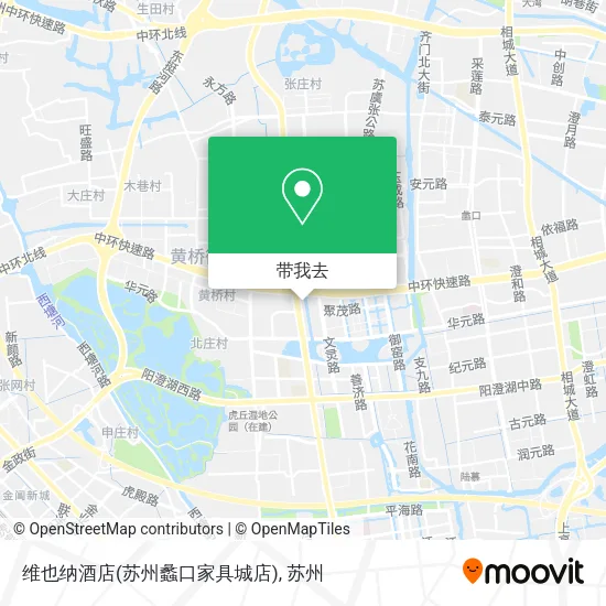 维也纳酒店(苏州蠡口家具城店)地图