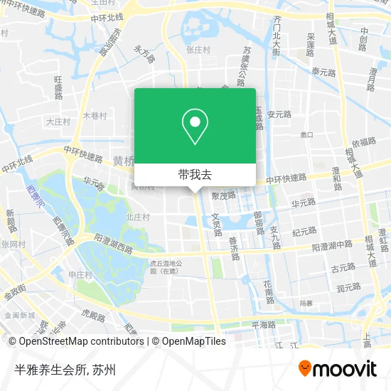 半雅养生会所地图