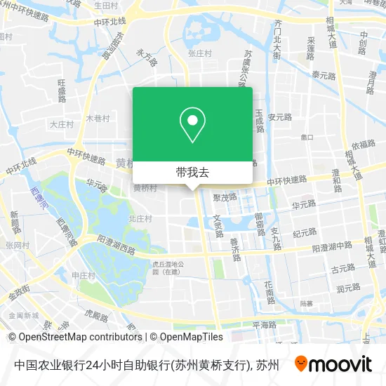 中国农业银行24小时自助银行(苏州黄桥支行)地图