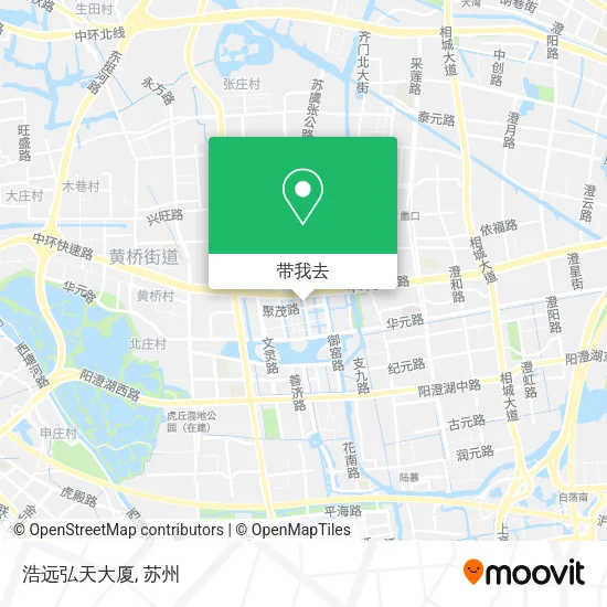 浩远弘天大厦地图