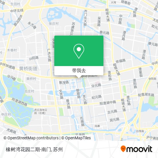 橡树湾花园二期-南门地图