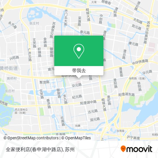 全家便利店(春申湖中路店)地图