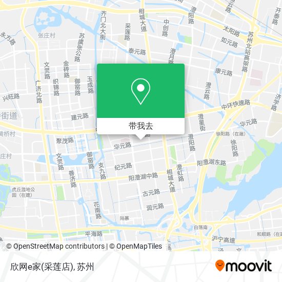 欣网e家(采莲店)地图