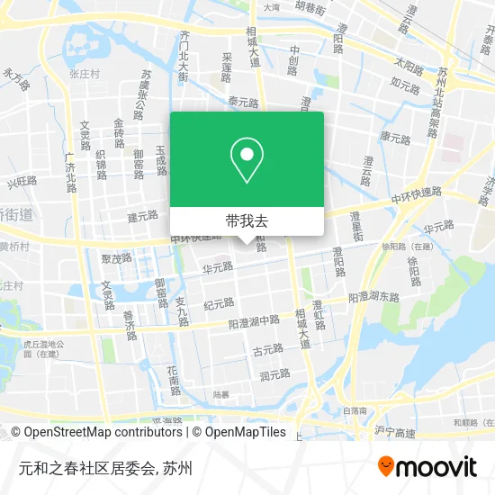 元和之春社区居委会地图