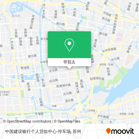 中国建设银行个人贷款中心-停车场地图