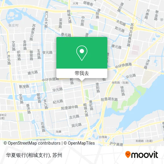 华夏银行(相城支行)地图