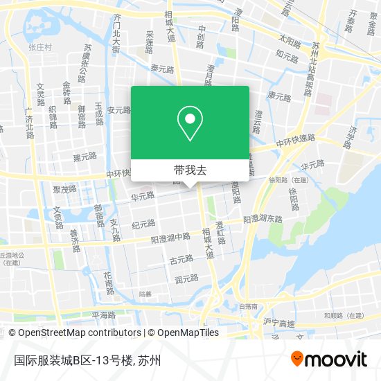国际服装城B区-13号楼地图