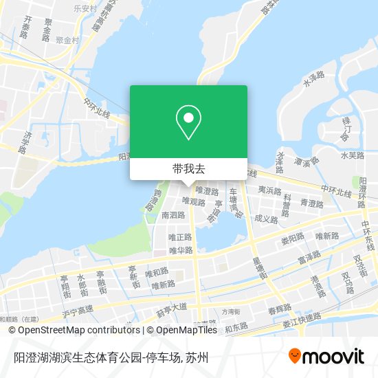 阳澄湖湖滨生态体育公园-停车场地图