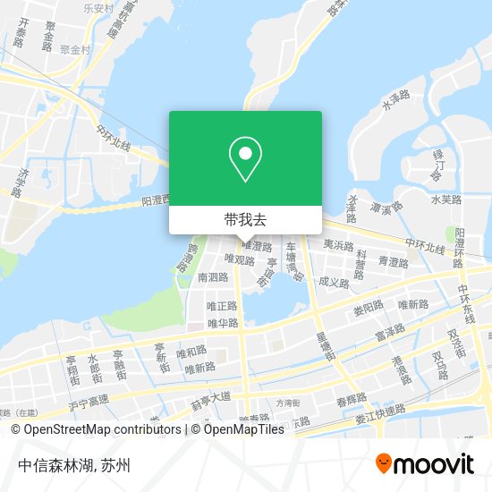 中信森林湖地图