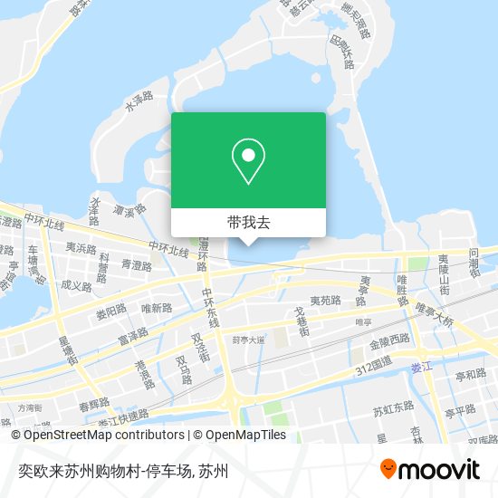 奕欧来苏州购物村-停车场地图