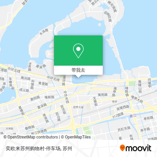 奕欧来苏州购物村-停车场地图