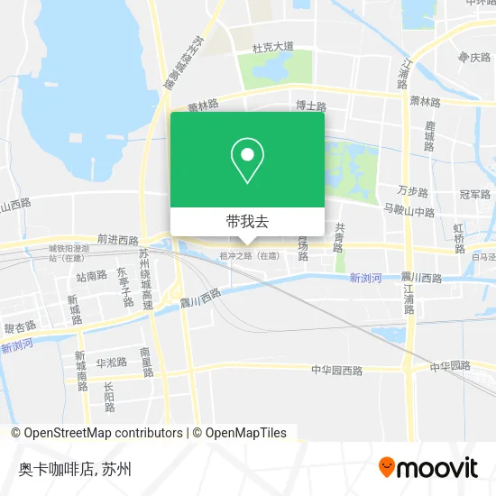奥卡咖啡店地图