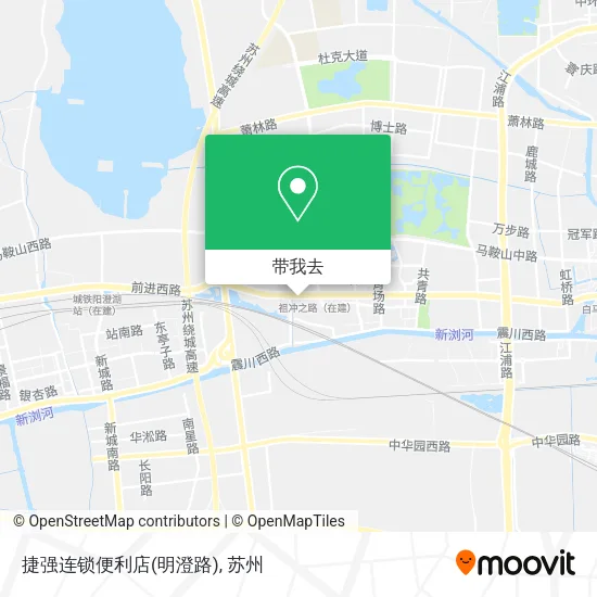 捷强连锁便利店(明澄路)地图