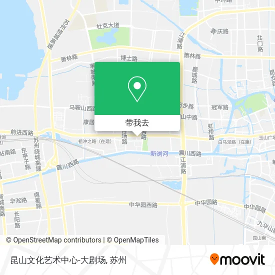 昆山文化艺术中心-大剧场地图