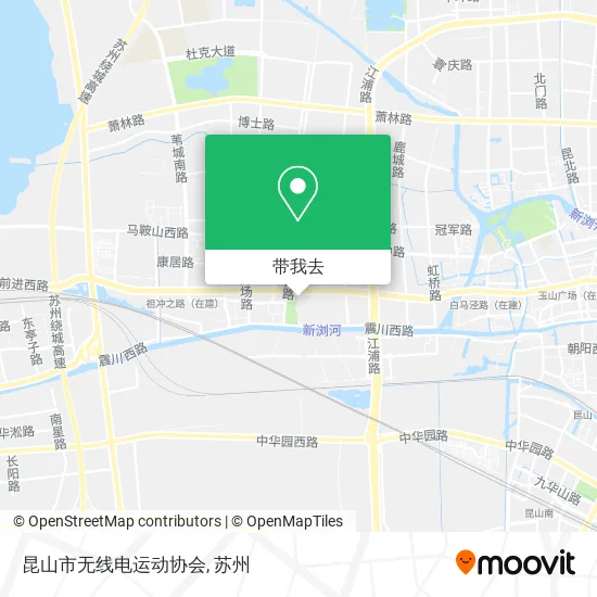 昆山市无线电运动协会地图