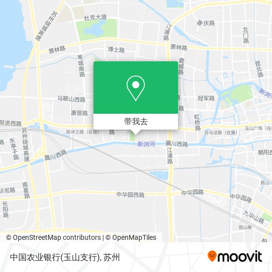 中国农业银行(玉山支行)地图