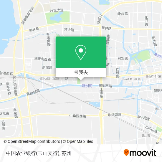 中国农业银行(玉山支行)地图