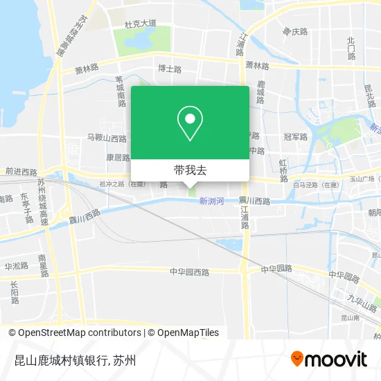 昆山鹿城村镇银行地图