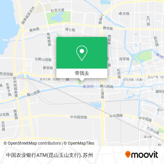 中国农业银行ATM(昆山玉山支行)地图