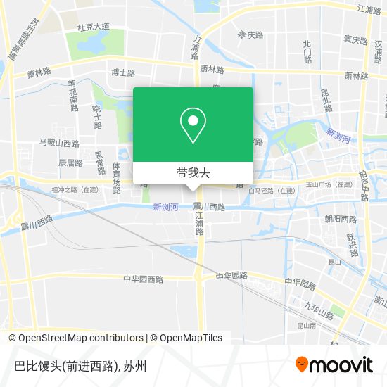 巴比馒头(前进西路)地图