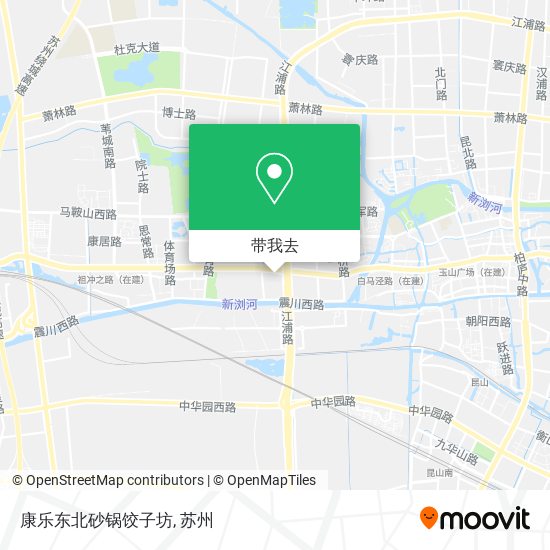 康乐东北砂锅饺子坊地图