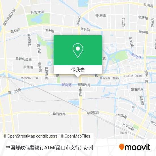 中国邮政储蓄银行ATM(昆山市支行)地图