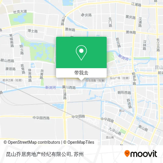昆山乔居房地产经纪有限公司地图