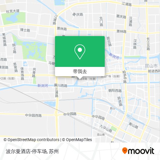 波尔曼酒店-停车场地图