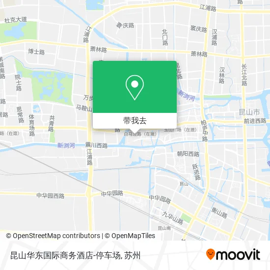 昆山华东国际商务酒店-停车场地图