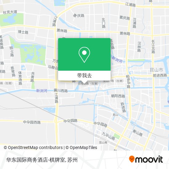 华东国际商务酒店-棋牌室地图