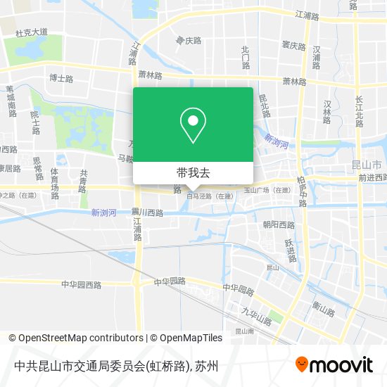 中共昆山市交通局委员会(虹桥路)地图