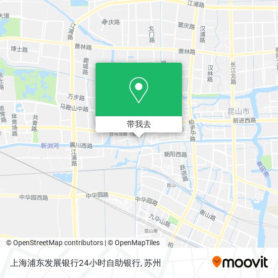 上海浦东发展银行24小时自助银行地图