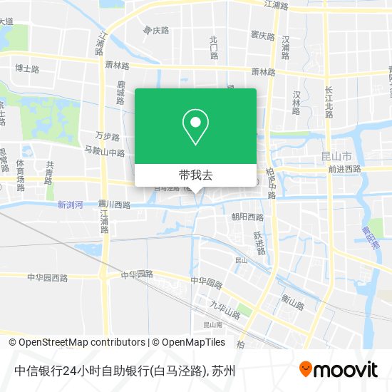 中信银行24小时自助银行(白马泾路)地图
