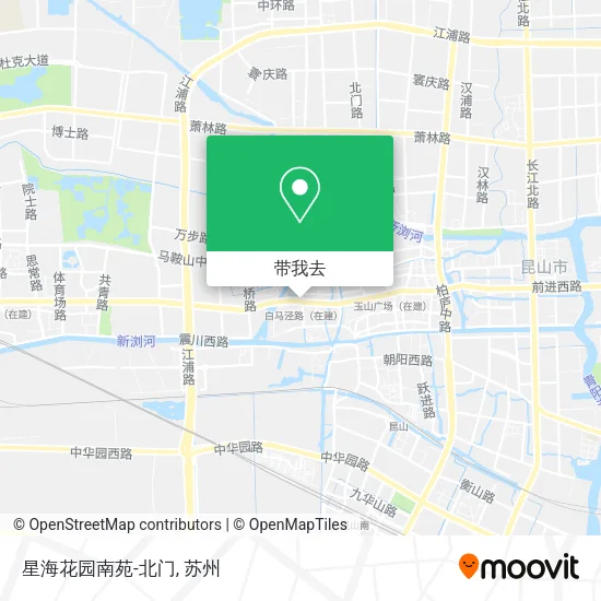 星海花园南苑-北门地图