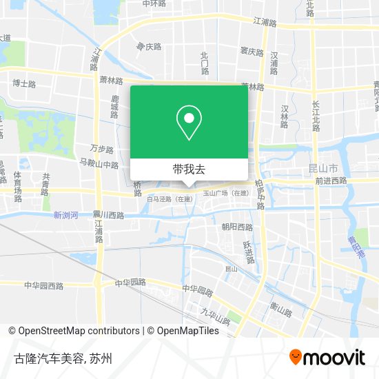 古隆汽车美容地图