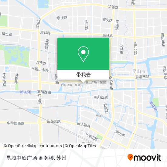 昆城中欣广场-商务楼地图