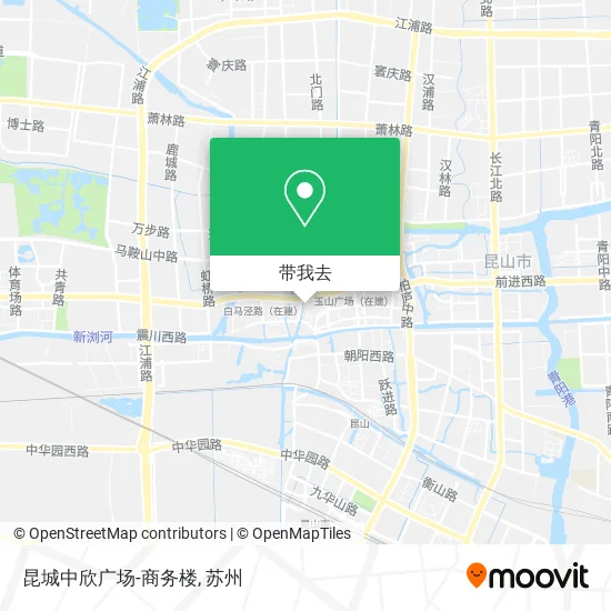 昆城中欣广场-商务楼地图